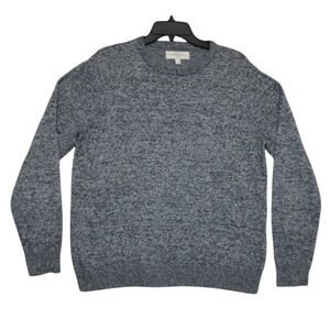 Hawker Rye Gray Cotton Cashmere Blend Sweater - Size M